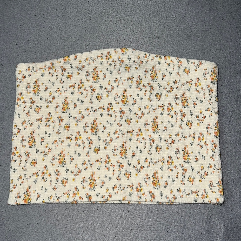 American Eagle floral tube top